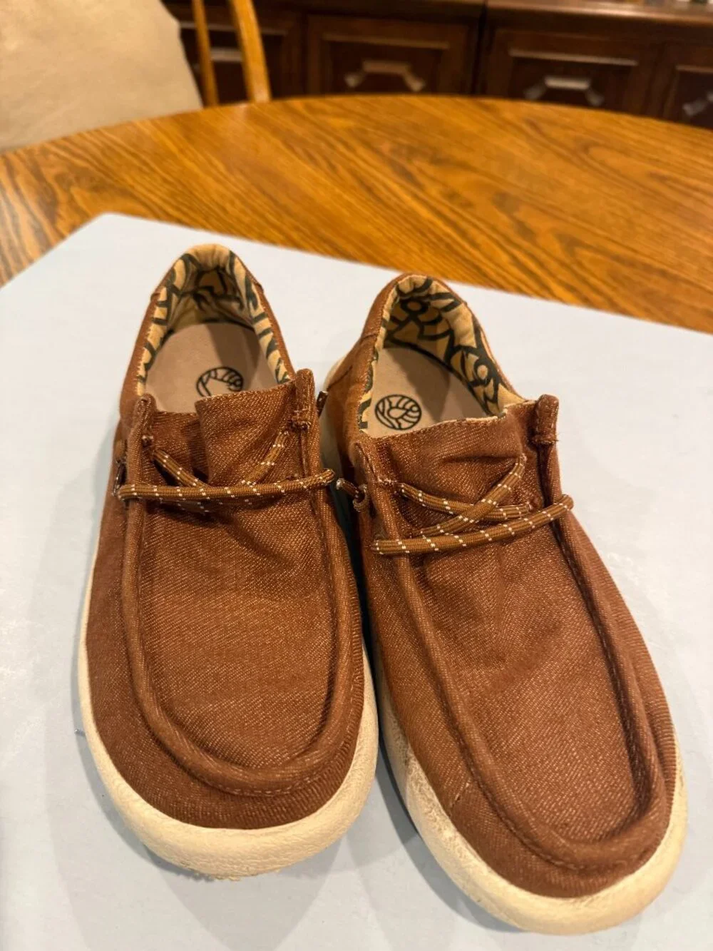 Freewaters Men's Cloud9 Venture Lace-Up Casual Boat Shoe, Brown, Size 9
